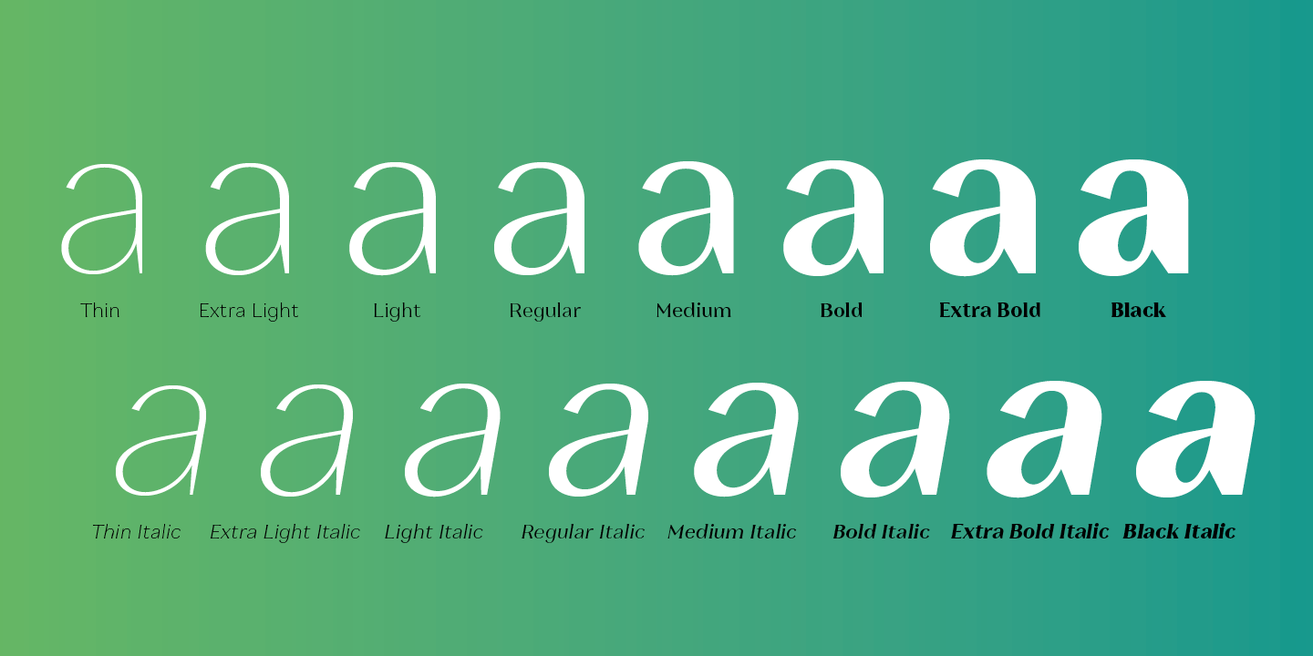 Пример шрифта Leifa Light Italic